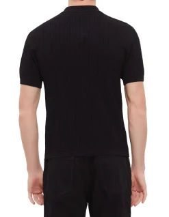 Monogram Viscose Knit Polo