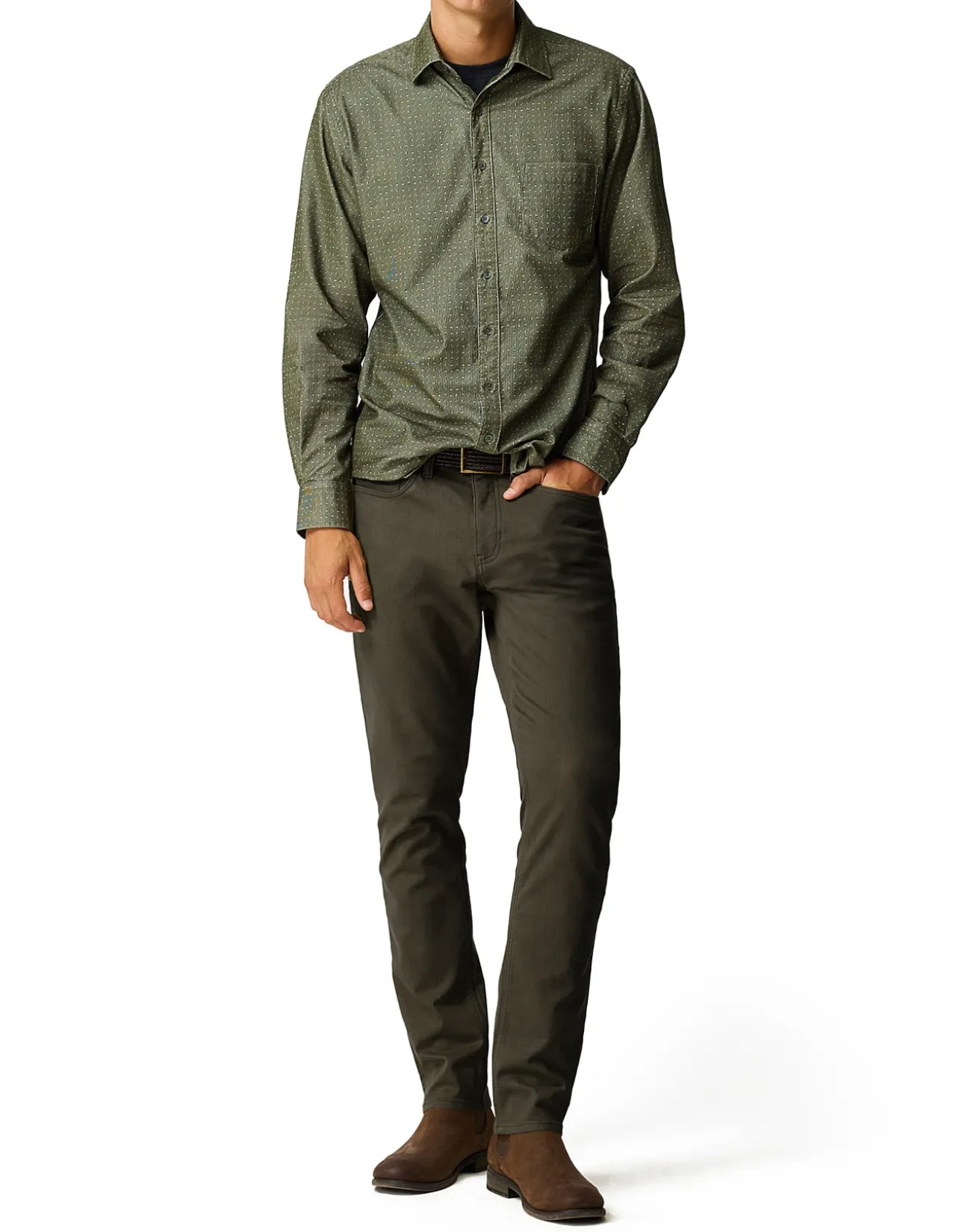 Motion Melange Straight Fit Stretch Jean