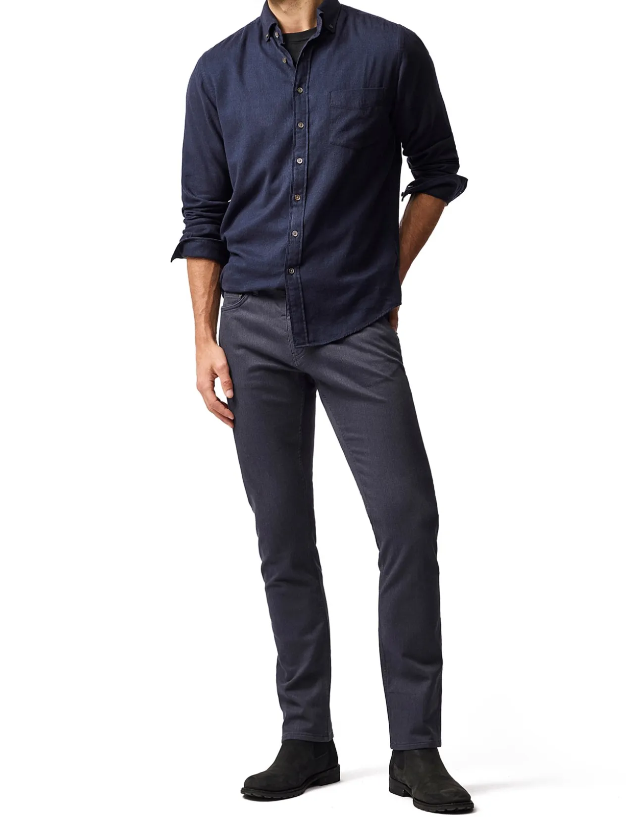 Motion Melange Stretch Straight Leg Jeans