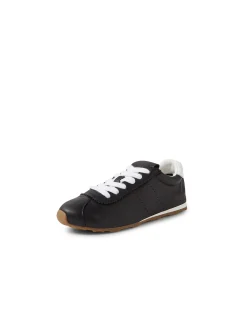 Mousi Retro Lace Up Leather Sneakers