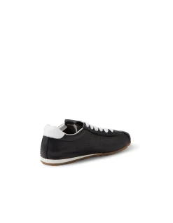 Mousi Retro Lace Up Leather Sneakers