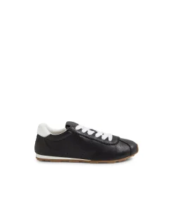 Mousi Retro Lace Up Leather Sneakers