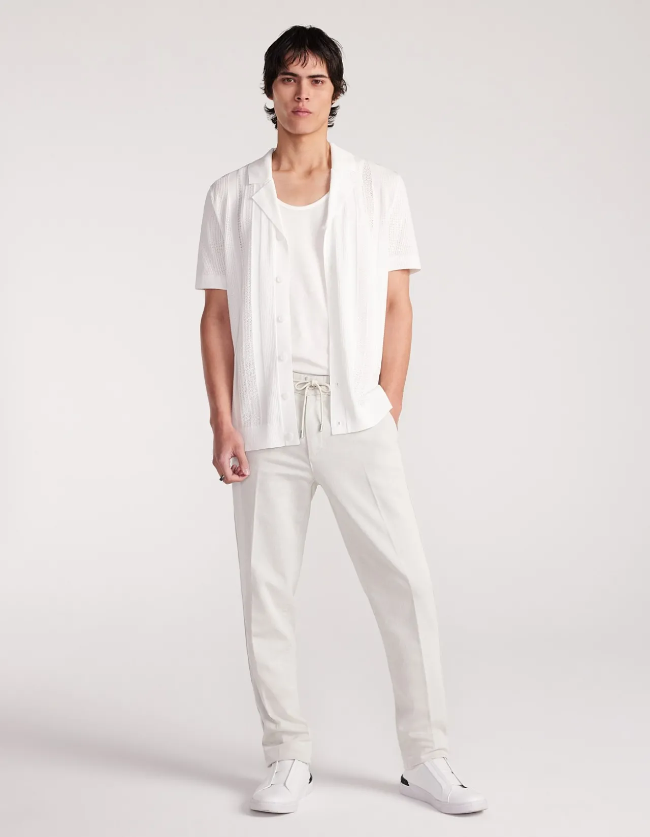 MULTI STITCH KNIT SHIRT
