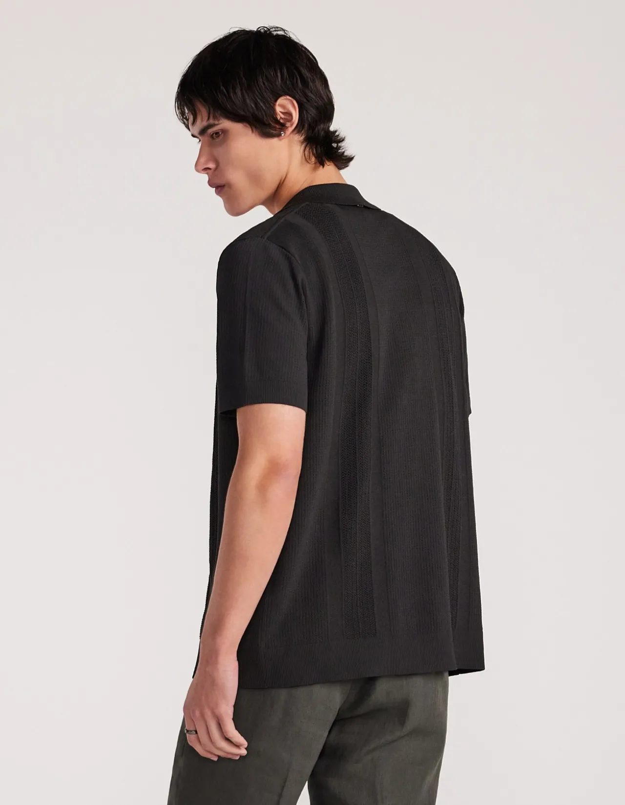 MULTI STITCH KNIT SHIRT
