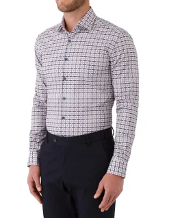 MULTI Check Print Slim Shirt