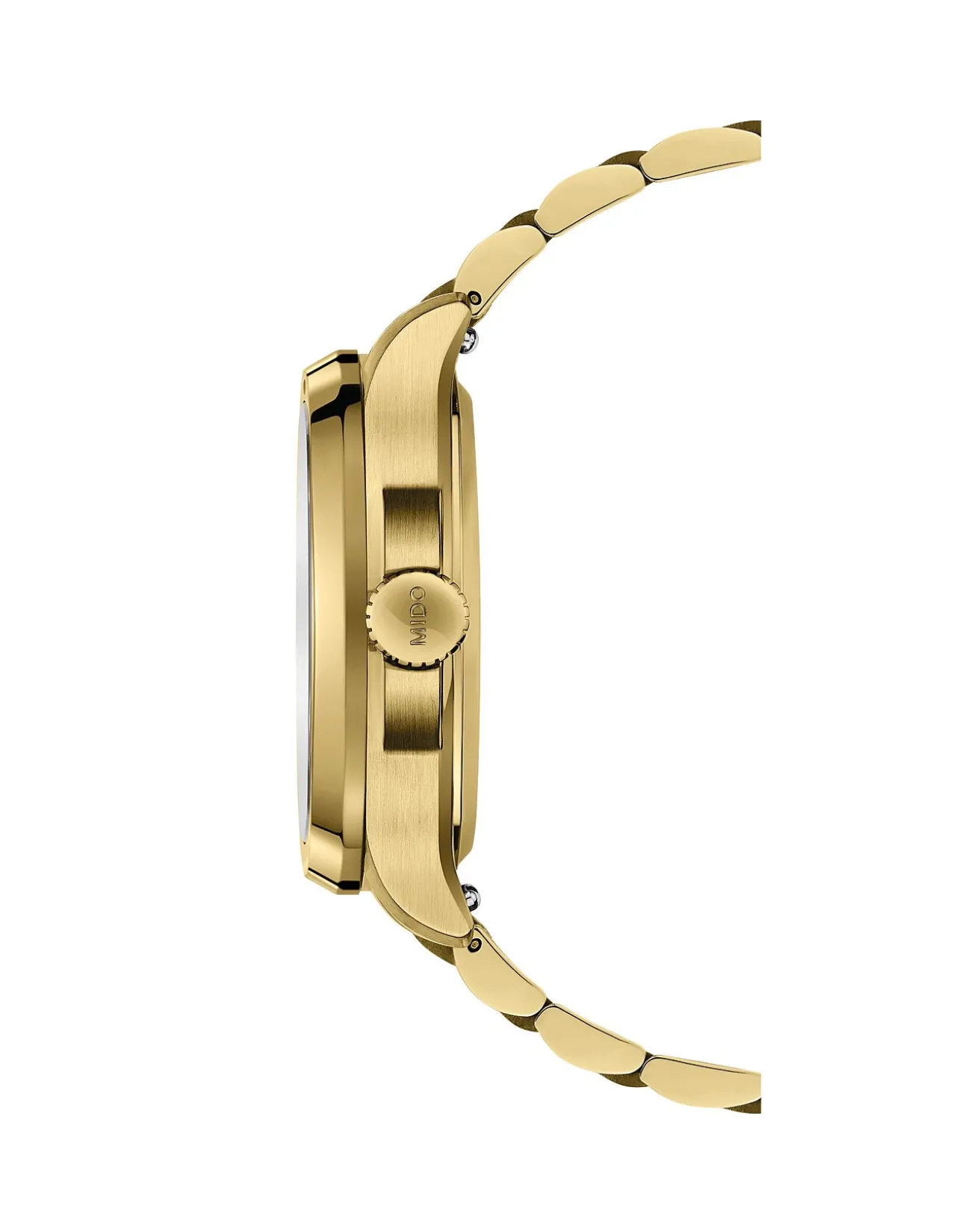 Mutifort TV Yellow Gold PVD Black Dial