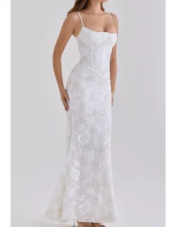 NAIMA HAND BEADED MAXI DRESS