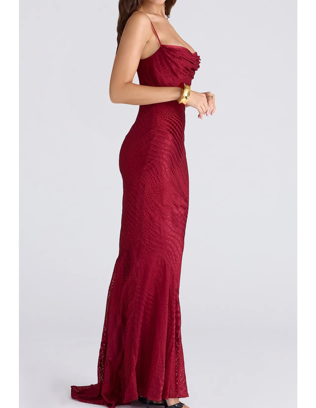 NALANI SATIN MAXI GOWN