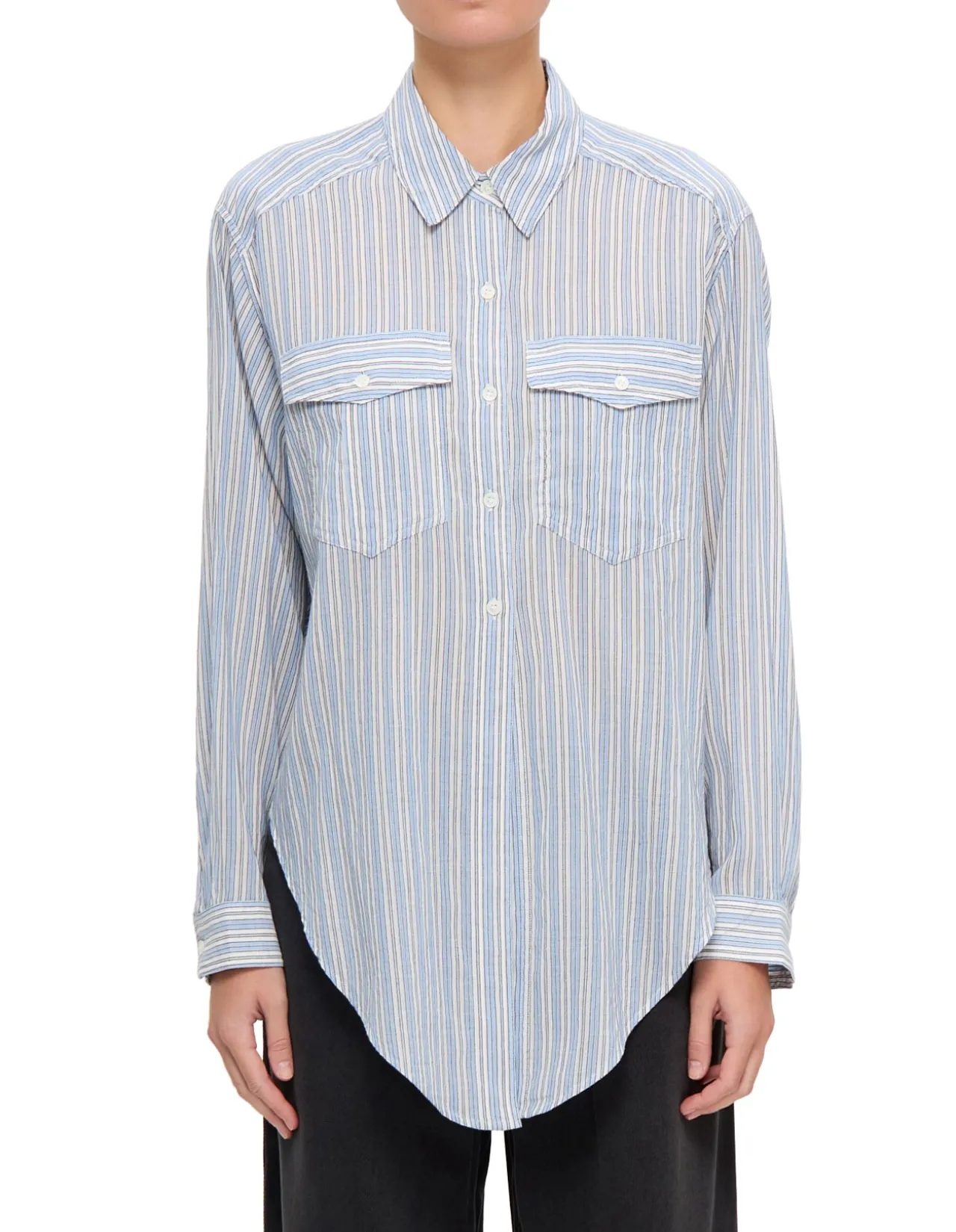 NATH TIE WAIST BU SHIRT