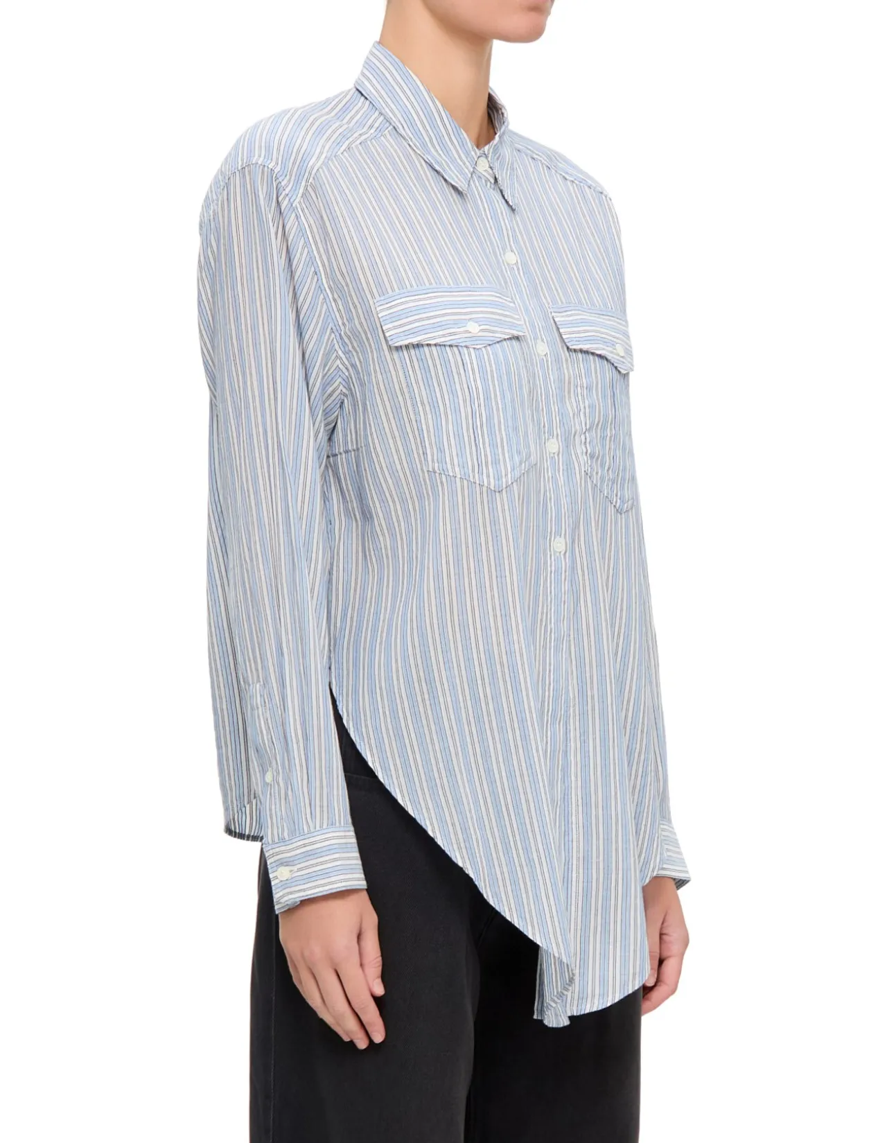NATH TIE WAIST BU SHIRT