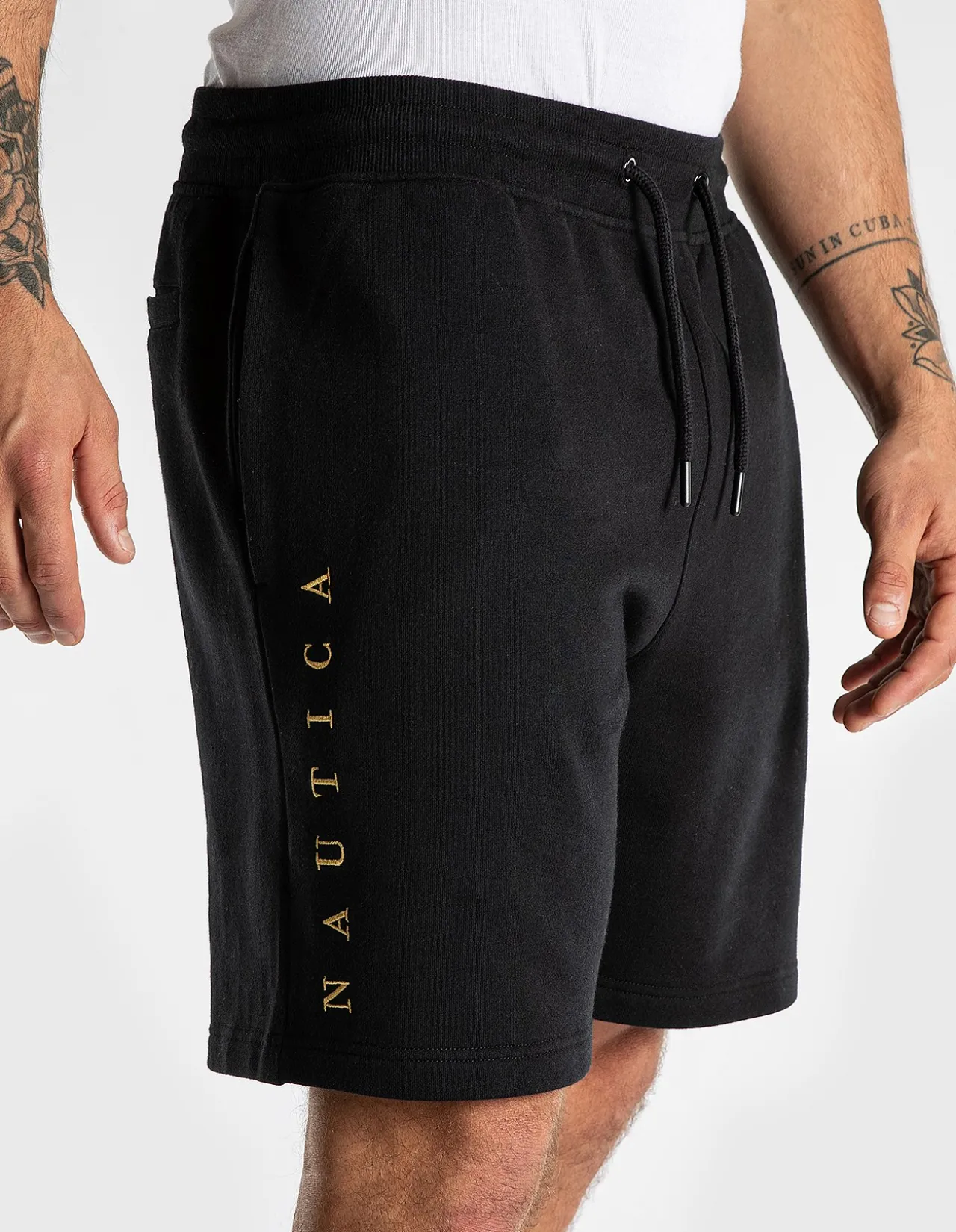 NAVIGATE COTTON FLEECE KNIT SHORT