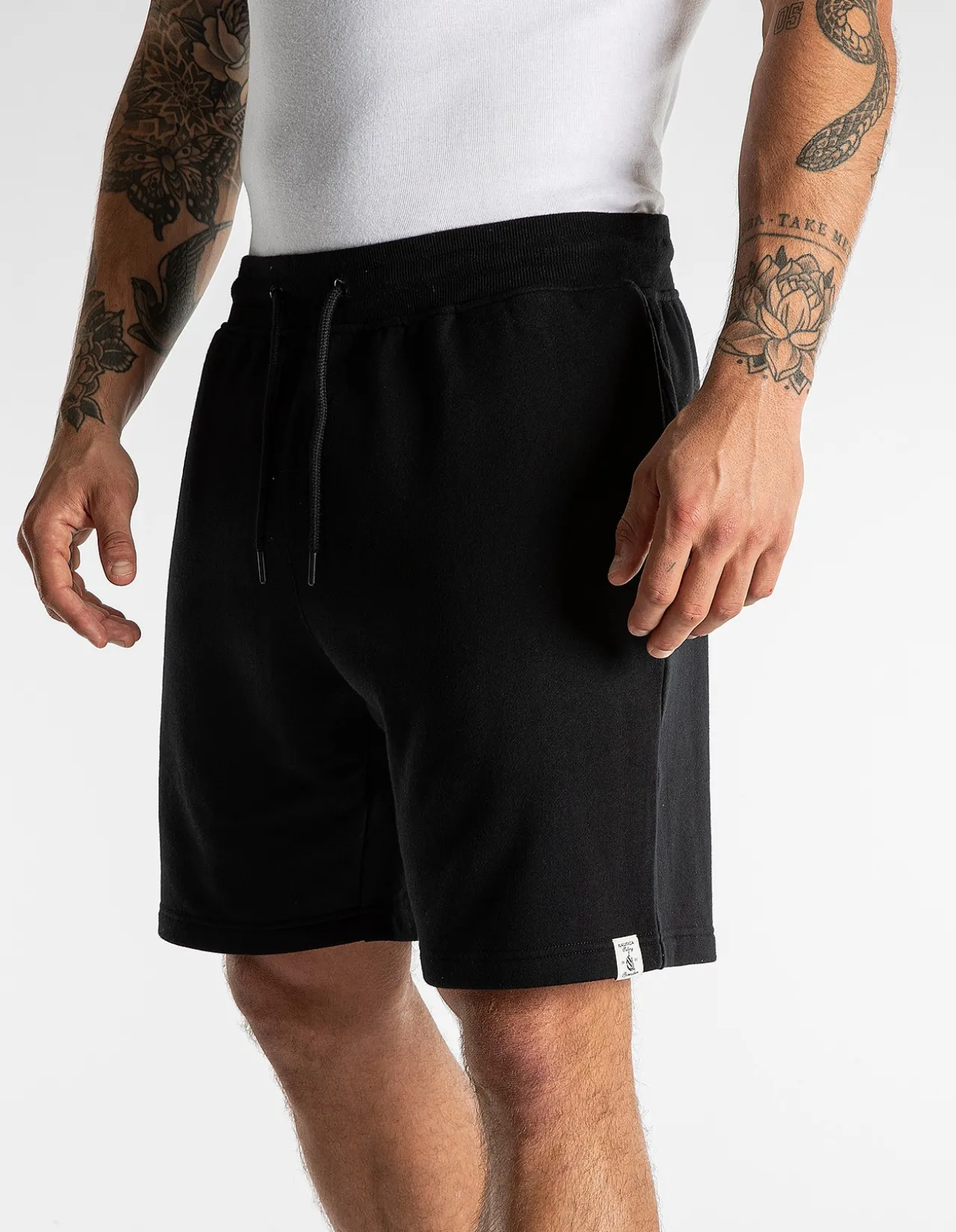 NAVIGATE COTTON FLEECE KNIT SHORT