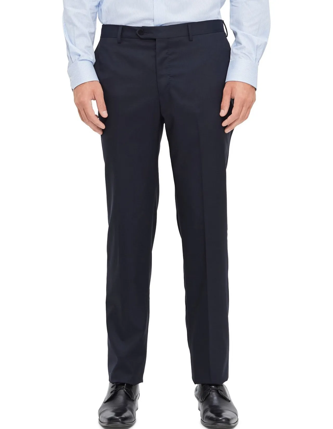 Navy Blue Lightweight Wool Suit