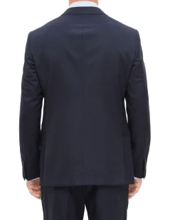 Navy Blue Lightweight Wool Suit