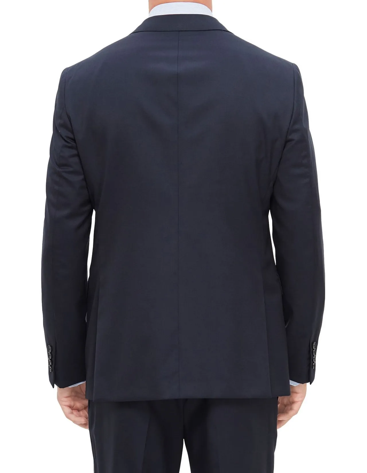 Navy Blue Lightweight Wool Suit