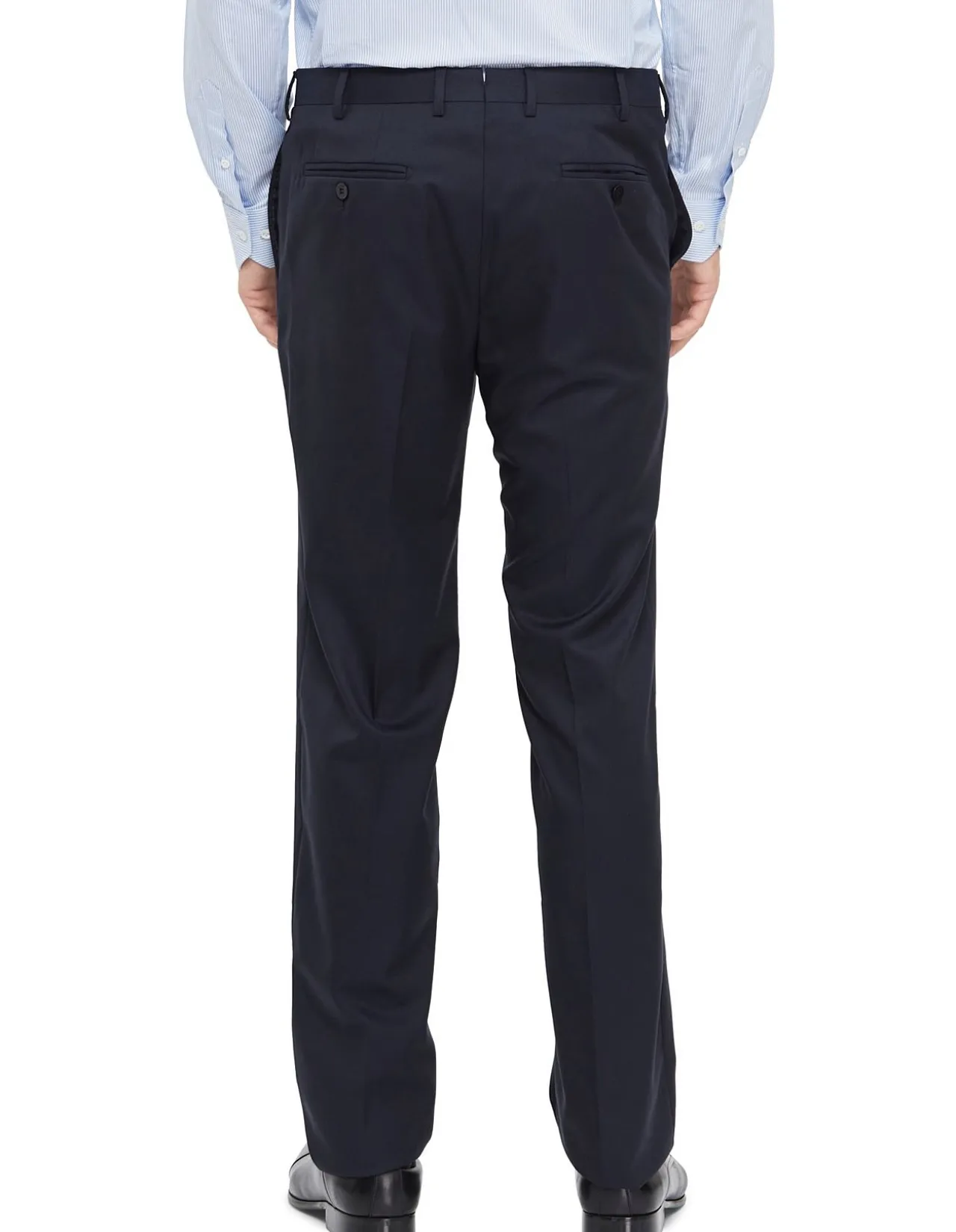 Navy Blue Lightweight Wool Suit