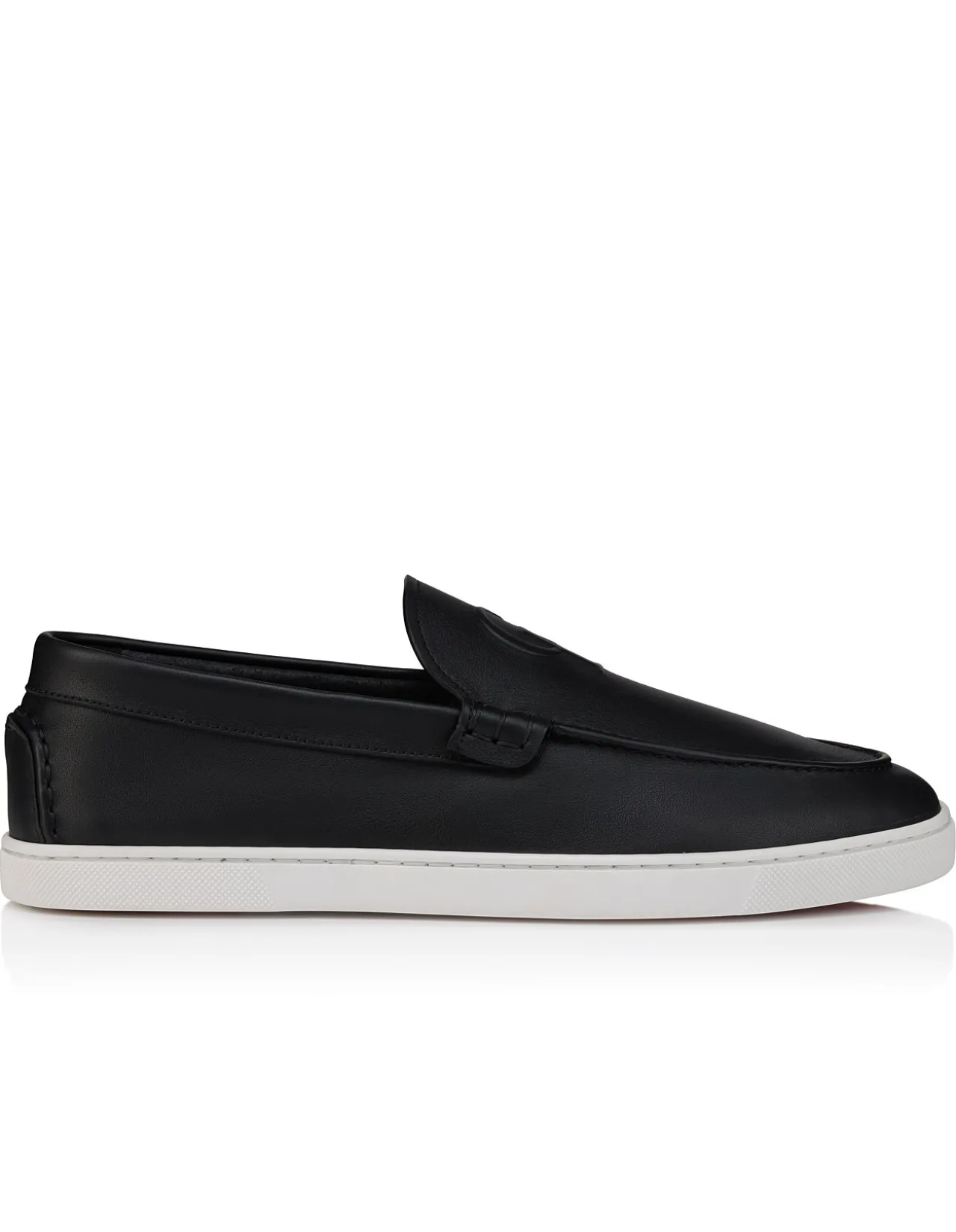 NEOCLBOAT FLAT CALF RETOURNE DS BLACK BOAT SHOES