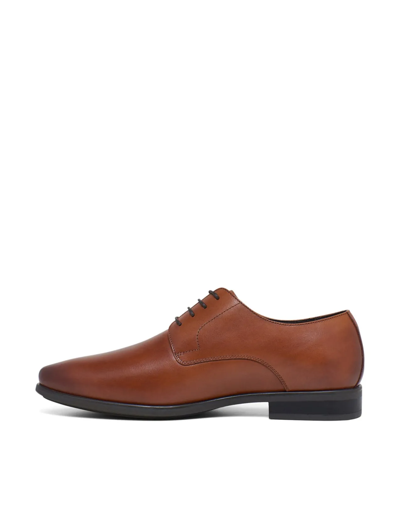 NERO LEATHER LACE-UP DERBY
