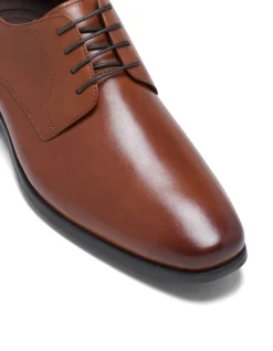 NERO LEATHER LACE-UP DERBY