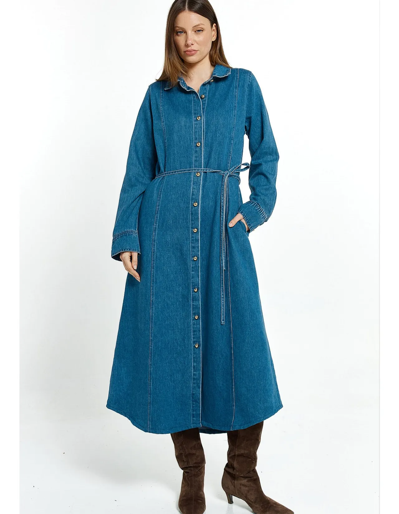 NICO DENIM DRESS