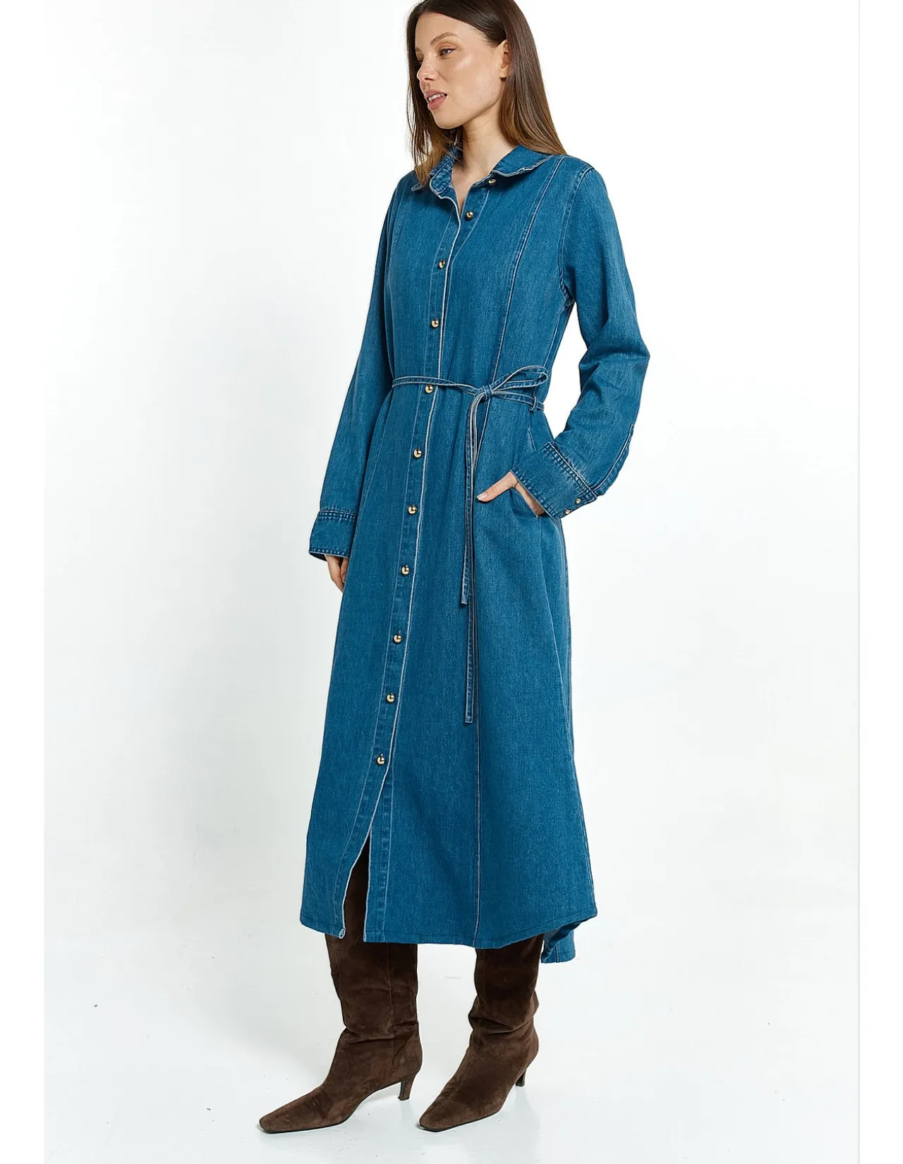 NICO DENIM DRESS