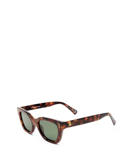 NIGHTGLOW DARK TORT CAT-EYE SUNGLASSES