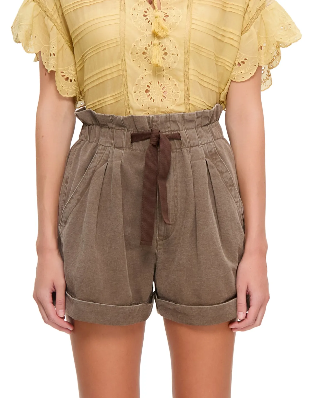 NIRMA PAPER BAG WAIST SHORTS