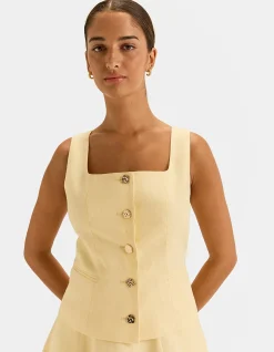 NORAH LINEN VEST