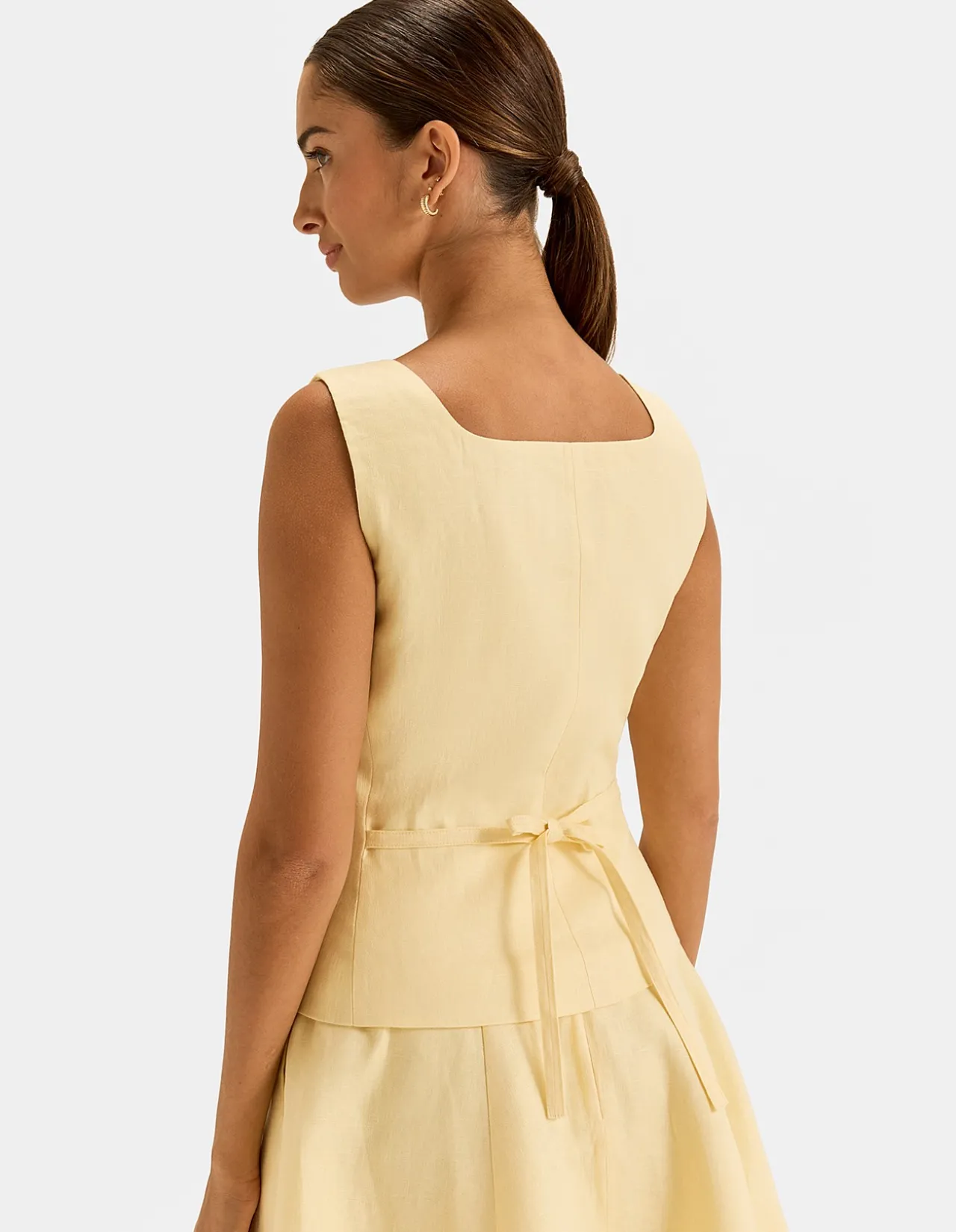 NORAH LINEN VEST