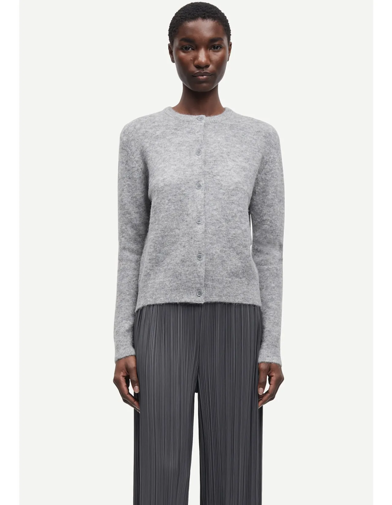 Nor Long Sleeve Cardigan Grey