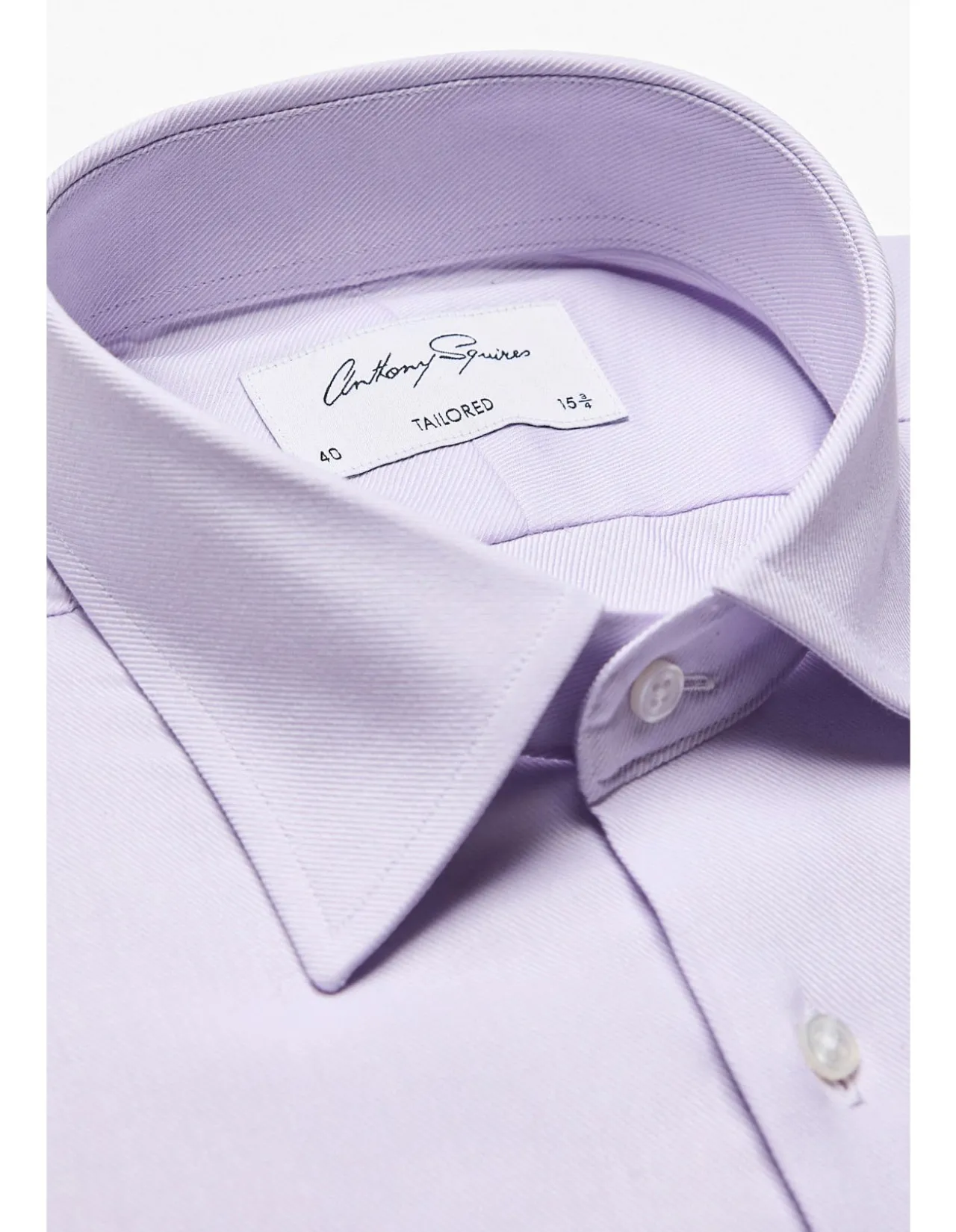 NORRIS FORMAL SHIRT - LILAC TWILL