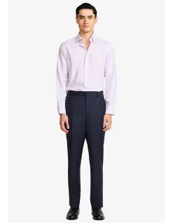 NORRIS FORMAL SHIRT - LILAC TWILL