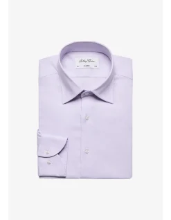 NORRIS FORMAL SHIRT - LILAC TWILL