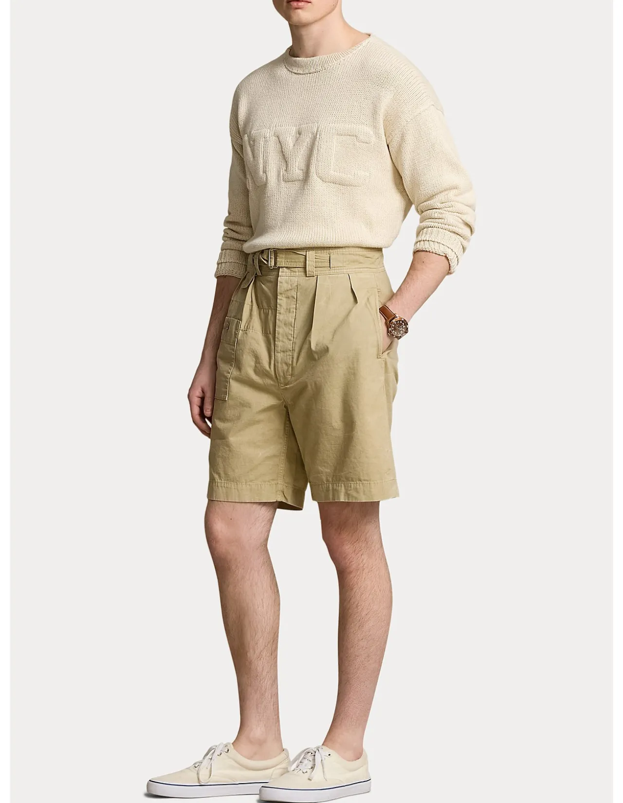 NYC Cotton-Linen Sweater
