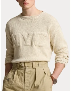 NYC Cotton-Linen Sweater