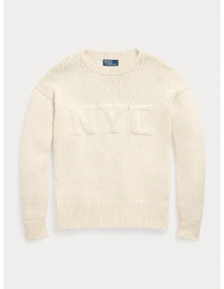 NYC Cotton-Linen Sweater