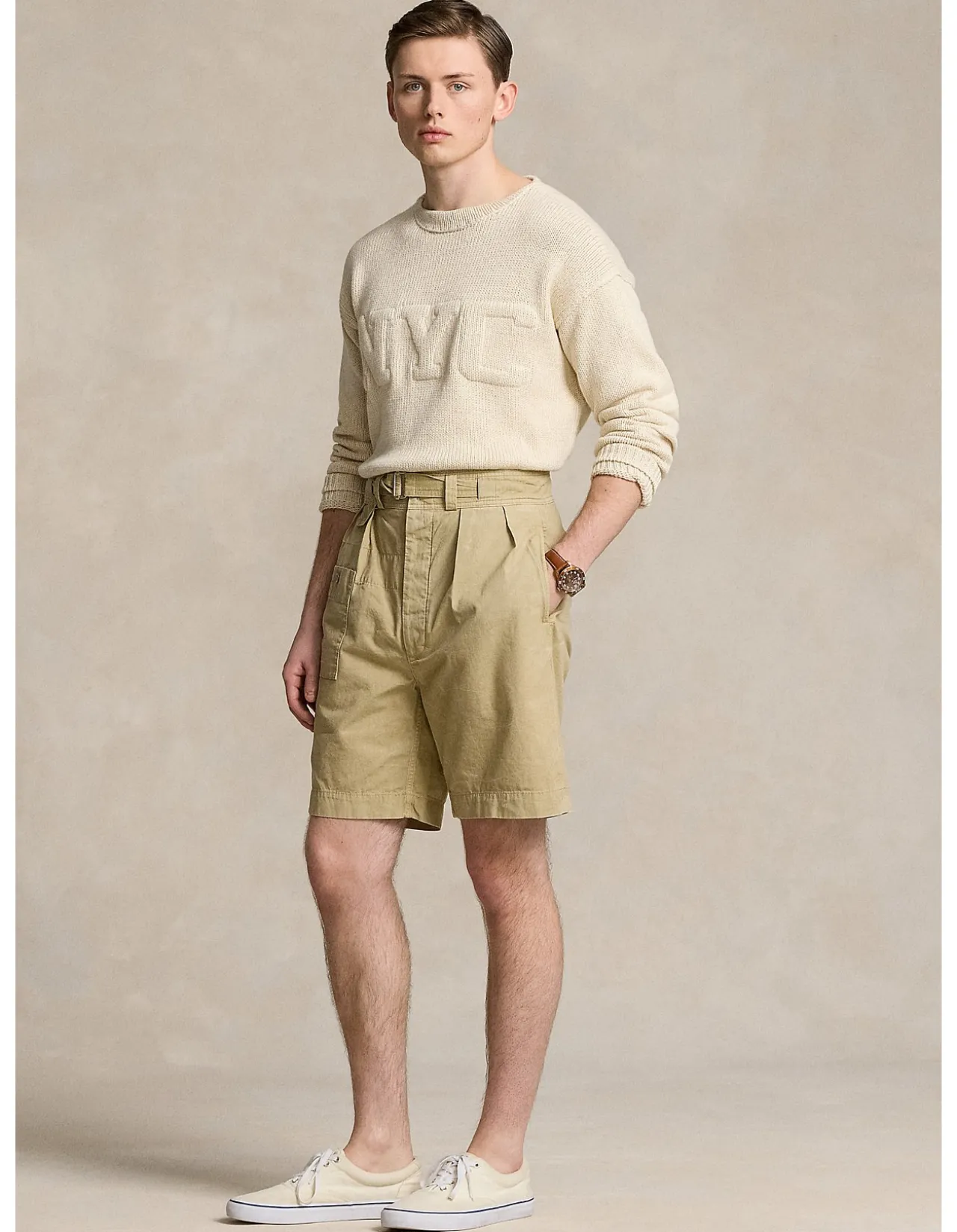NYC Cotton-Linen Sweater