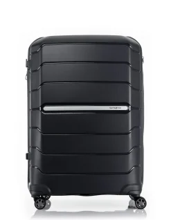 Oc2Lite 75cm Expandable Large Suitcase Black