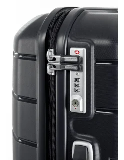 Oc2Lite 75cm Expandable Large Suitcase Black