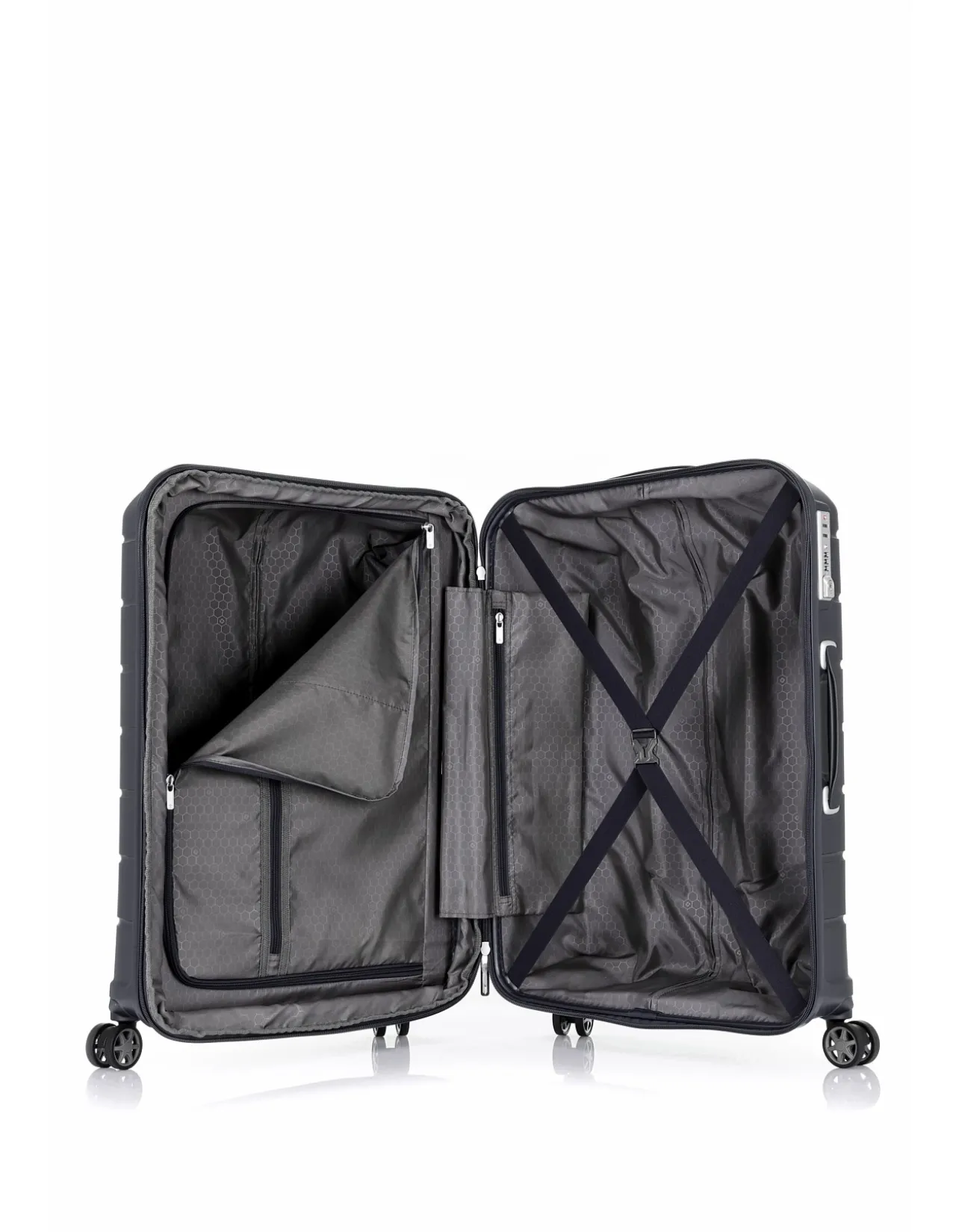Oc2Lite 75cm Expandable Large Suitcase Black