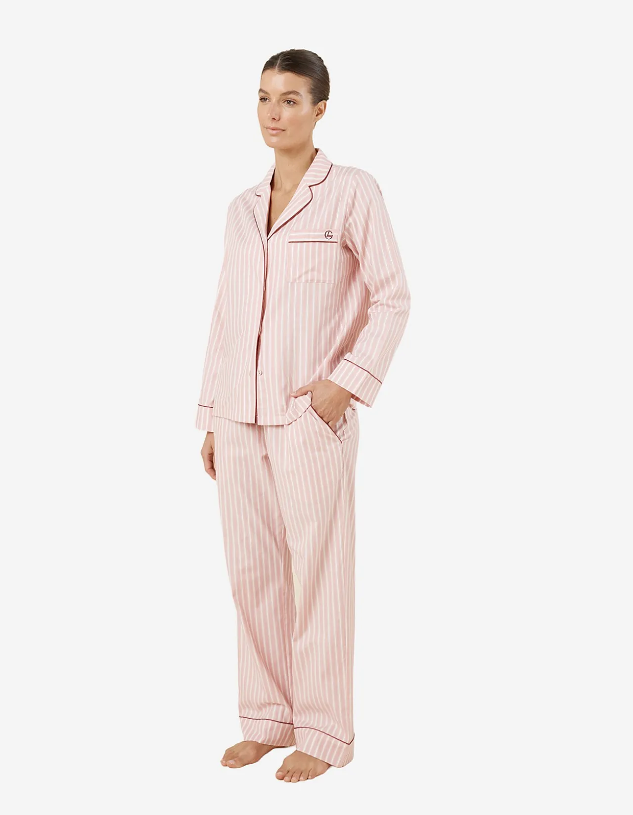 OCTAVIA COTTON STRIPED PJ SET