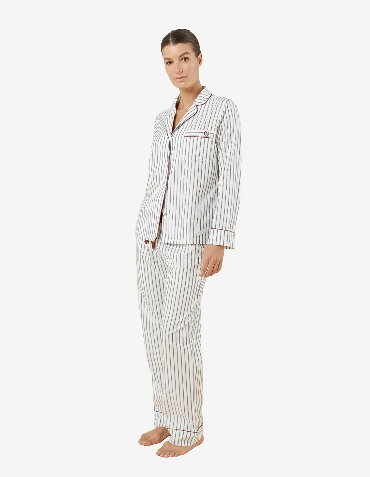 OCTAVIA COTTON STRIPED PJ SET
