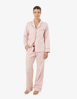 OCTAVIA COTTON STRIPED PJ SET