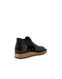 Oddat Elastic Strap Peep Toe Sandals