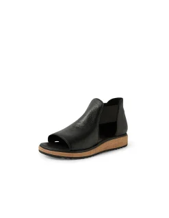 Oddat Elastic Strap Peep Toe Sandals