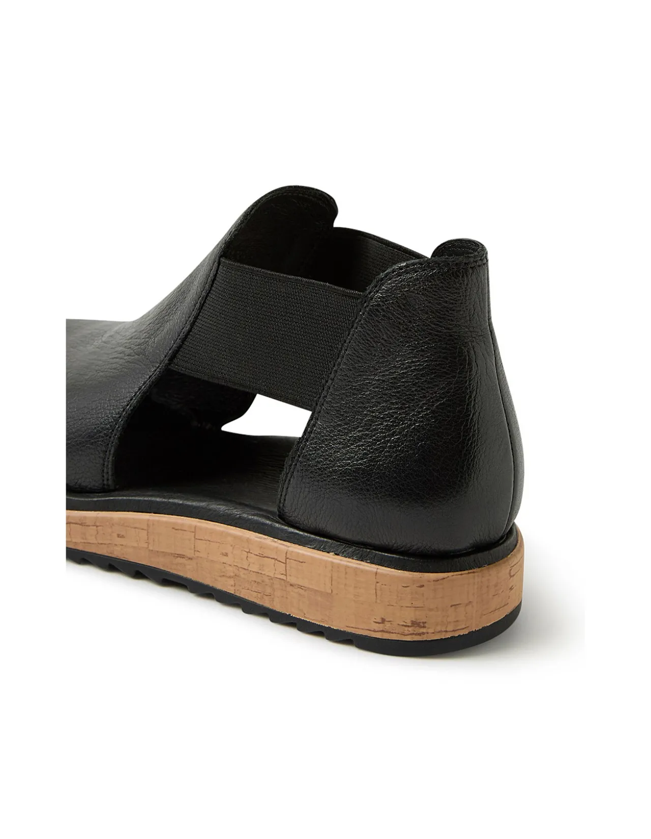 Oddat Elastic Strap Peep Toe Sandals