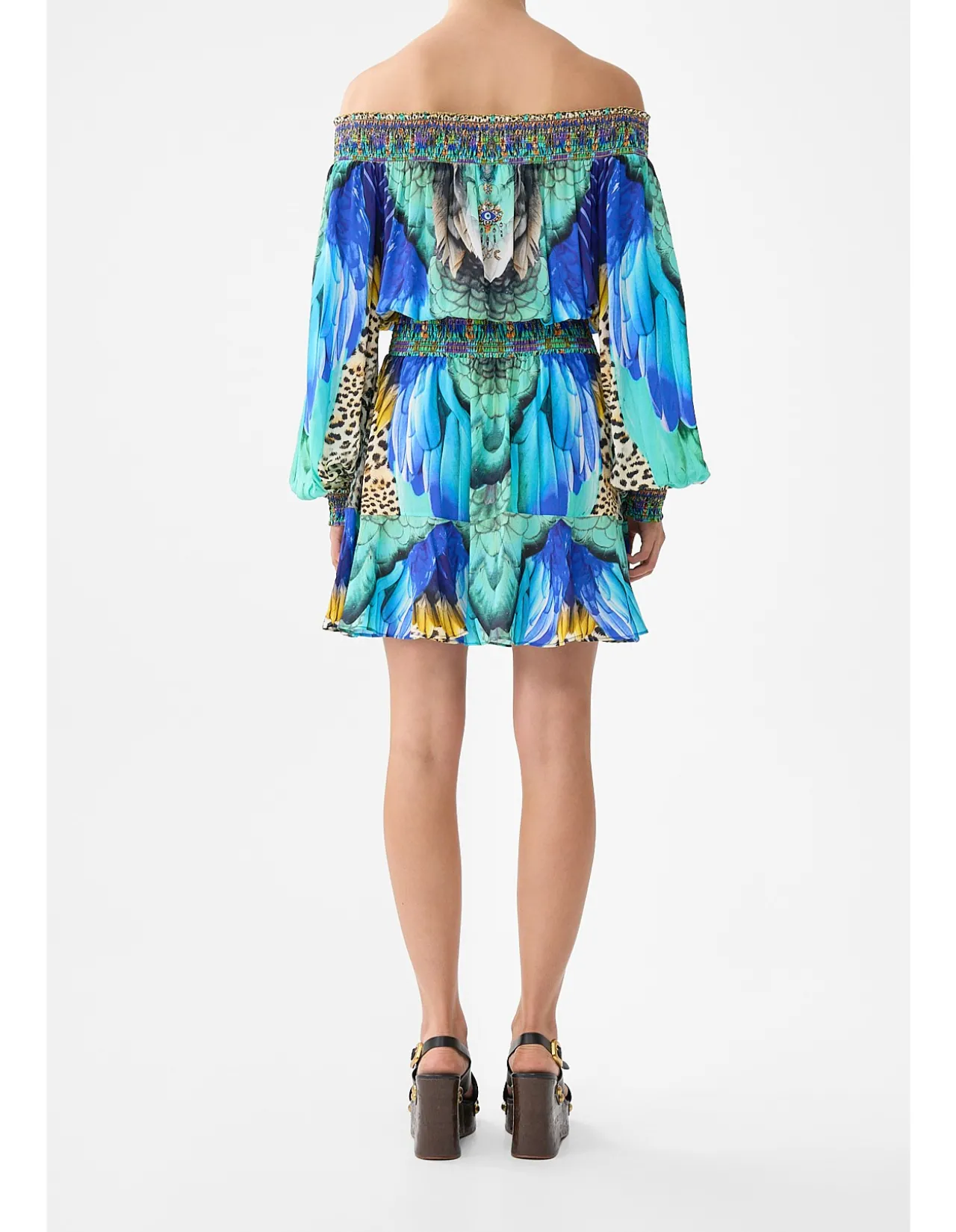 OFF SHOULDER SHORT DRESS