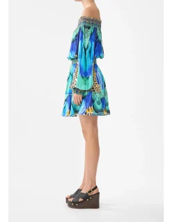 OFF SHOULDER SHORT DRESS