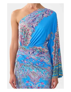 ONE SHOULDER JERSEY DRESS