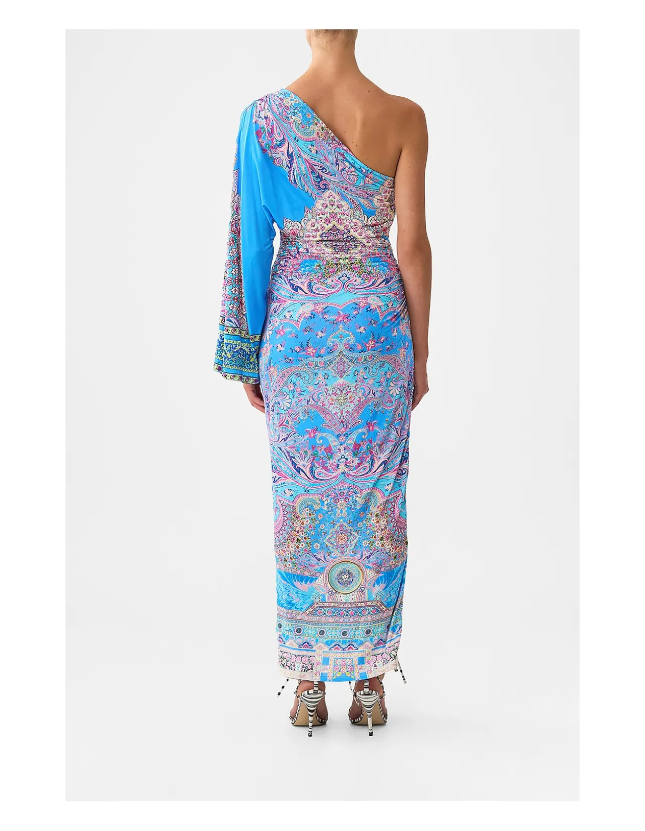 ONE SHOULDER JERSEY DRESS